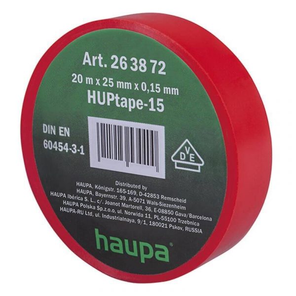 Traka izolir PVC 25*20m crvena