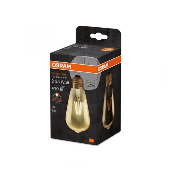 Žarulja VINTAGE 1906 LED CL EDISON 35 4W/824 - Slika 2