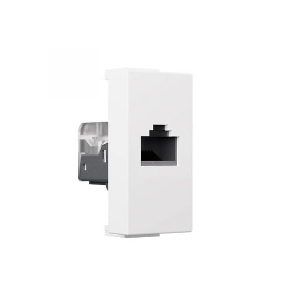 Modys UTIČNICA komp./tel. RJ45 cat.5e 1M bijela