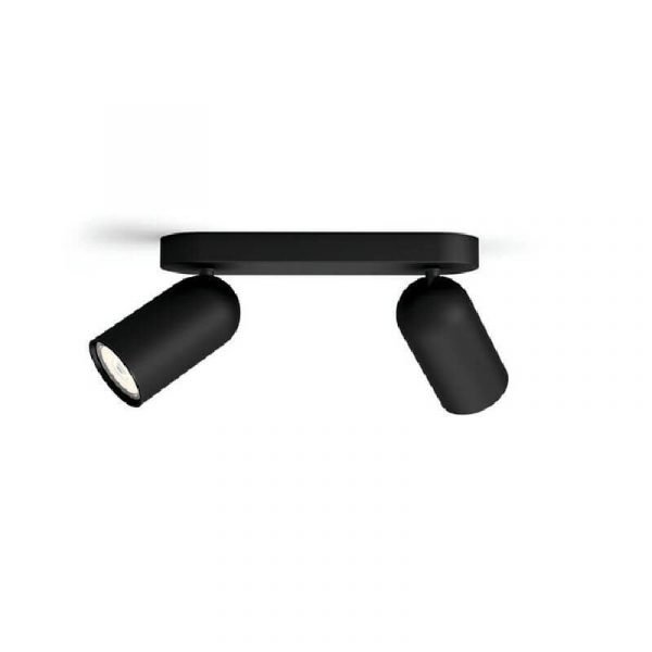 Svjetiljka PONGEE BAR/TUBE 2xNW crna