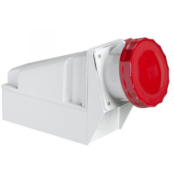 Utičnica zidna 125A 4P 415V IP67