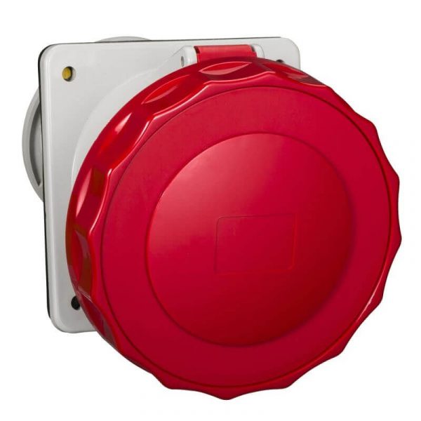 Utičnica ugradbena pod kutem 125A 4P IP67