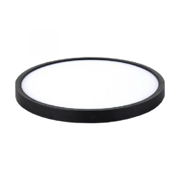 Plafonjera nadžbukna LED/24W (SWITCH) D40cm crna