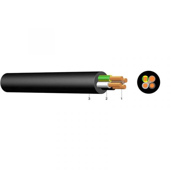 Kabel H07RN-F 4*4 €/m