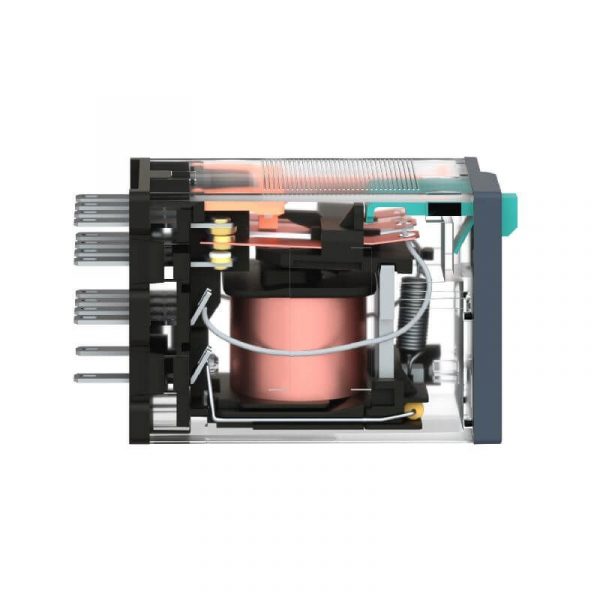 Minijaturni relej 6A 4C/O 24VDC+LED - Slika 2