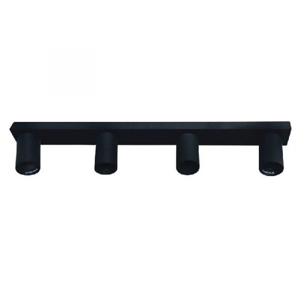 Stropna svjetiljka SOFFITTO QUADRUPLO 4xGU10 crna