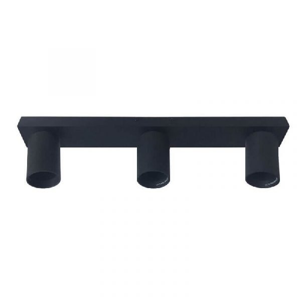 Stropna svjetiljka SOFFITTO TRIPLA 3xGU10 crna