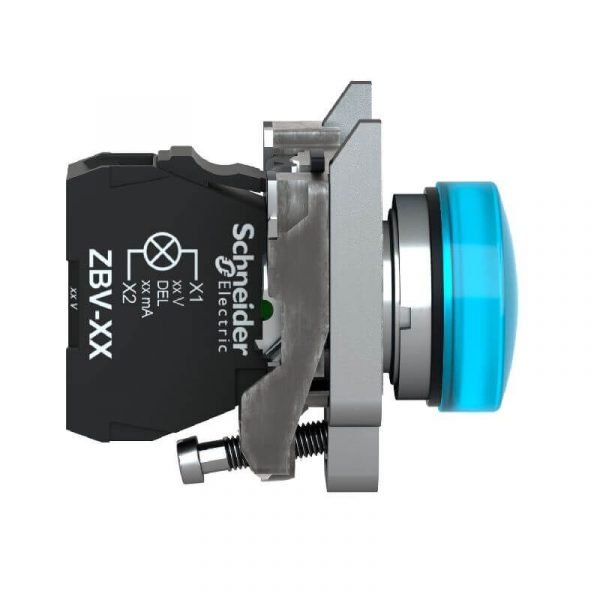Signalno svjetlo LED 240V plavo - Slika 2