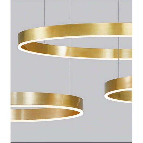 Viseća svjetiljka MOTIF LED 40W 230V 3000K zlatna - Slika 2