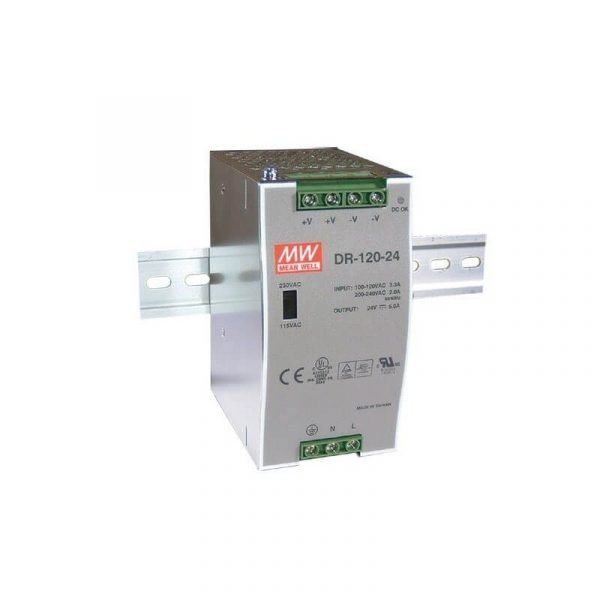 LED napajanje ŠINA 24V DC 120W 100-240VAC / 24VDC