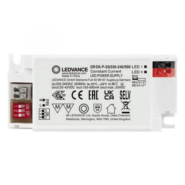 LED napajanje 150-500mA DR DS-P-20/240/500
