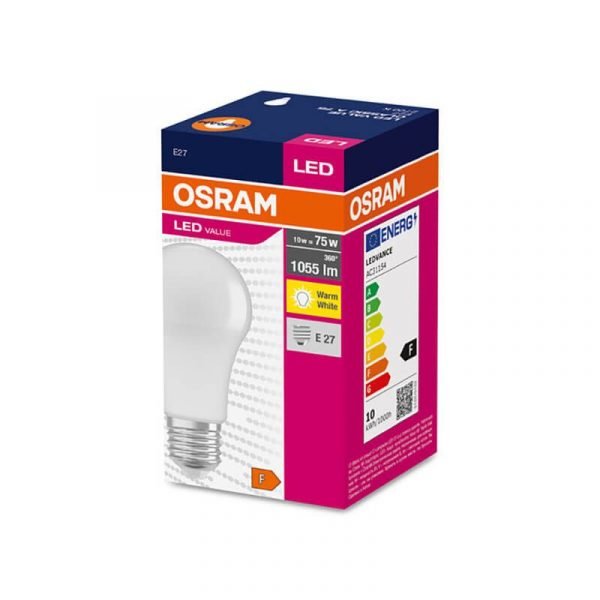 Žarulja LED VALUE CLA 75 10W/827/230V FR E27 - Slika 2